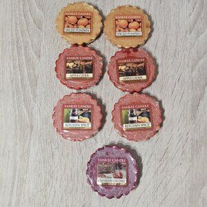 Yankee Candle Tarts - Set of 7 - NIP Fall Scents Spice Pumpkin Apple Cranberry